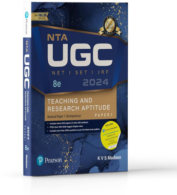 NTA UGC NET '24 Paper 1 By Kvs Madaan|Teaching And Research Aptitude Net/Set/Jrf|Includes 2023 paper (2 Sets) & 23 years chapter wise solved previous year questions|Includes 2600+ questions(Paperback, KVS Madaan) NTA UGC NET '24 Paper 1 By Kvs Madaan|Teaching And Research Aptitude Net/Set/Jrf|Includes 2023 paper (2 Sets) & 23 years chapter wise solved previous year questions|Includes 2600+ questions(Paperback, KVS Madaan)