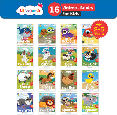 Oswaal Lil Legends Fascinating Sea, Pet, Wild and Farm Animal Books (C(English, Hardcover, unknown)