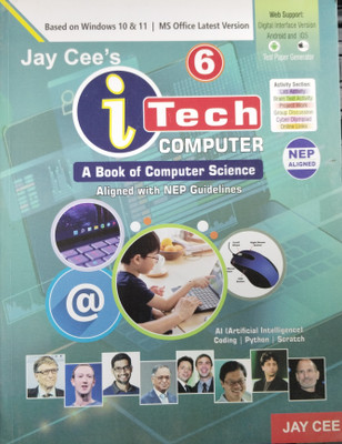 Jay Cee's I Tech Computer A Book of Computer Science 6(Paperback, Jay Cee's)
