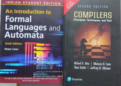 An Introduction To Formal Languages And Automata & Compilers Principles, Techniques, and Tools, 2e(Paperback, RAVI SETHI)
