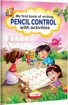 My First Book Of Writing Pencil Control With Activities : Toddlers Activity Book, Learn Pencil Control For Beginners, Tracing Activities For Early Learners, Educational Book For Kids(Paperback, GOWOO)