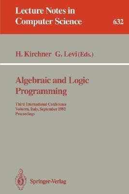 Algebraic and Logic Programming(English, Paperback, unknown)