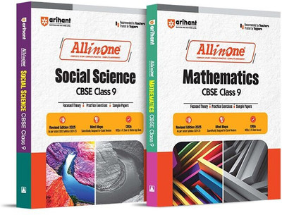 Arihant All in One Mathematics, Social Science, Class 9th Based on Lat(English, Hardcover, unknown)
