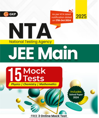 Nta Jee Main 2025 : 15 Mock Tests(English, Paperback, unknown)