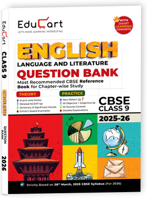 Educart CBSE Question Bank Class 9 English Language and Literature 2025-26 on new Syllabus 2026 (Most Recommended NCERT based Reference Book)(Paperback, Educart)