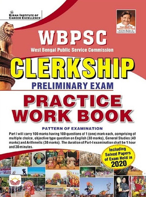 Wbpsc Clerkship Preliminary Exam Practice Work Book Including Clerkship Solved Papers (English Medium)(4591) [Paperback] [2023] Kiran Institute Of Career Excellence(Hindi, Hardcover, unknown)