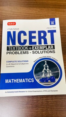 MTG NCERT Textbook + Exemplar Problem Solutions Class 9 Mathematics | Complete Solutions to All Objective & Subjective Questions(Paperback, MTG Editorial Board)