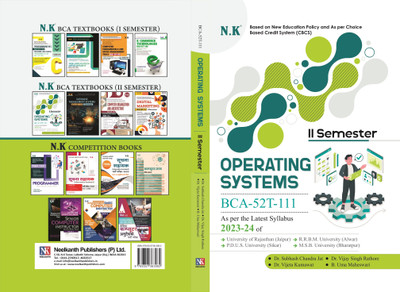 Neelkanth - BCA II Semester Textbook - Operating Systems (BCA-52T-111)(Paperback, Dr. Subhash Chandra Jat, Dr. Vijay Singh Rathore, Dr. Vijeta Kumawat, B. Uma Maheswari)