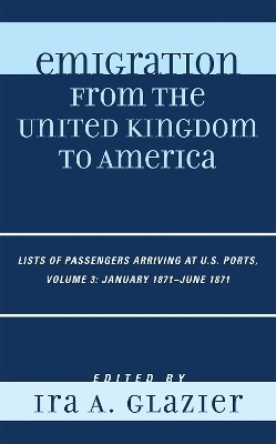 Emigration from the United Kingdom to America(English, Hardcover, unknown)