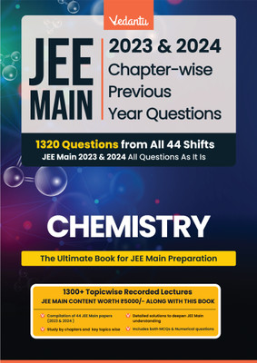 Vedantu Jee Main Pyq (2023 & 2024) Chemistry - Vedantu JEE Main Chemistry PYQ Book | 2023-2024 All Shift Papers with Solutions | Best for JEE Main 2025 Preparation | Free JEE Recorded Lectures Access(English, Hardcover, unknown) Vedantu Jee Main Pyq (2023 & 2024) Chemistry - Vedantu JEE Main Chemistry PYQ Book | 2023-2024 All Shift Papers with Solutions | Best for JEE Main 2025 Preparation | Free JEE Recorded Lectures Access(English, Hardcover, unknown)