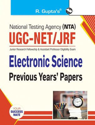 NTA-UGC-NET/JRF: Electronic Science (Paper II) Previous Years' Papers(English, Paperback, R. Gupta's)