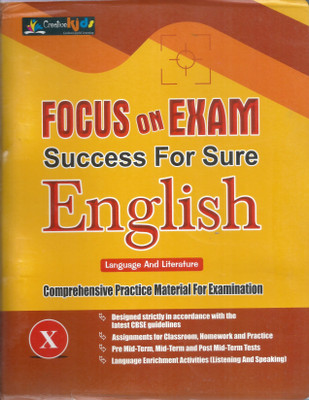 Focus on Exam (success for sure) English class 10th(Paperback, Vinita kumar, Prabha sharma, Marium dushka)