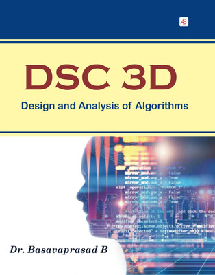 DSC 3D Design and Analysis of Algorithms(Hardcover, Dr. Basavaprasad)