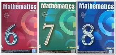 R.S Aggarwal Math for class 6,7,8 (combo set of 3 books) : R.S AGGARWAL(Paperback, R S Aggarwal , MSC, PhD)