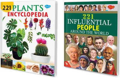 221 Influencial People Around the World and Plants Encyclopedia Books for Kids : Planting Books for Kids, Knowledge Books for kids, Basic facts books for kids | Combo of 2 Encyclopedia Series Books for Kids(Paperback, SAWAN)
