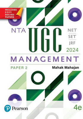 NTA UGC/NET/SET/JRF Management Paper 2 - 2024, 4 e| 2023 Solved Papers (March, June & December) PYQs:2014-2019(English, Paperback, Mahajan Mahak)