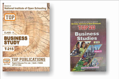 TOP NIOS Class 10 Business Studies 215 Guide + TOP 20 Most Important Question Answers (Mini Book) - Set of 2 Books(Paperback, TOP Publications) TOP NIOS Class 10 Business Studies 215 Guide + TOP 20 Most Important Question Answers (Mini Book) - Set of 2 Books(Paperback, TOP Publications)