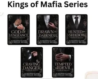 Kings of Mafia Series by Michelle Heard - Tempted by the Devil, Craving Danger, Hunted by a Shadow, Drawn to Darkness, God of Vengeance ( English, Paperback, Michelle Heard)(Paperback, Michelle Heard) Kings of Mafia Series by Michelle Heard - Tempted by the Devil, Craving Danger, Hunted by a Shadow, Drawn to Darkness, God of Vengeance ( English, Paperback, Michelle Heard)(Paperback, Michelle Heard)