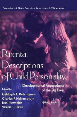 Parental Descriptions of Child Personality(English, Hardcover, unknown)