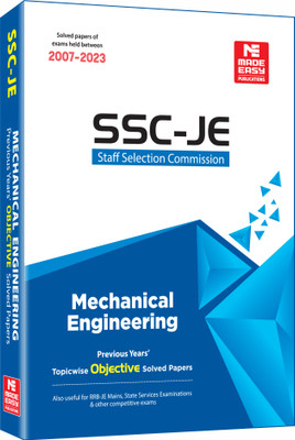 SSC : JE Mechanical Engineering 2024- Previous Year Objective Solved Papers- 1(Paperback, MADE EASY Editorial Board)
