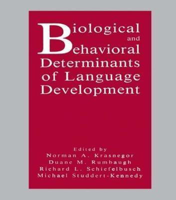 Biological and Behavioral Determinants of Language Development(English, Paperback, unknown)