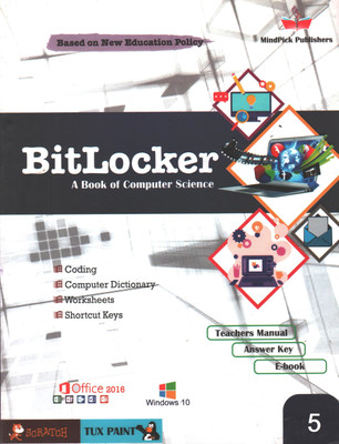 Bitlocker a book of computer science for class 5(Paperback, rajesh kumar shrivastva)