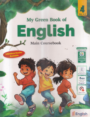 MY GREEN BOOK OF ENGLISH MAIN COURSEBOOK VER 2.0 -4(Paperback, JYOTI BHALLA)