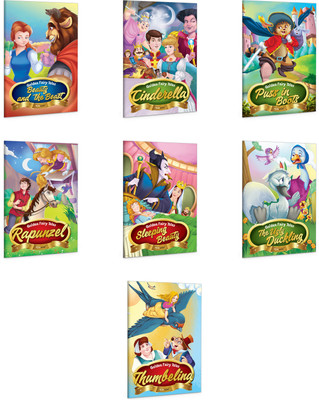 Timeless Stories : A Set of 7 Classic Fairy Tales - Cinderella, Puss in Boots, The Ugly Duckling, Rapunzel and more - Fairy Tale book for kids, Children early learning story books(Paperback, GOWOO) Timeless Stories : A Set of 7 Classic Fairy Tales - Cinderella, Puss in Boots, The Ugly Duckling, Rapunzel and more - Fairy Tale book for kids, Children early learning story books(Paperback, GOWOO)