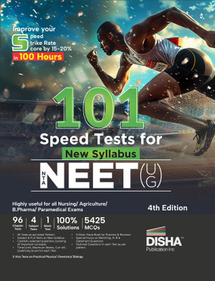 101 Speed Tests for Nta Neet (Ug) 4th Edition | 96 Chapter Tests 3 Sub(English, Paperback, unknown)