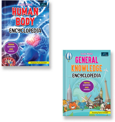 Young Minds Encyclopedia - Set of 2 Books - General Knowledge and Human Body Encyclopedia For Kids(Paperback, BOOKFORD PUBLICATIONS PVT. LTD.)