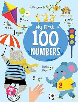 Booktopus Mini Board Book - My First 100 Numbers - Early Learning Books for Kids - Picture Books for Baby 4+ Years(English, Paperback, BOOKTOPUS)