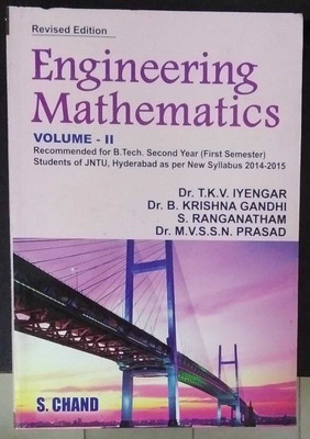 Engineering Mathematics volume-II(Paperback, Dr.T.K.V.Iyengar)