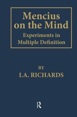 Mencius on the Mind(English, Paperback, Richards I. A.)