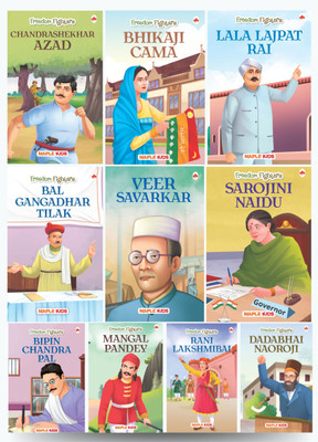 Freedom Fighters (Set of 10 Books) - Chandrashekhar Azad, Bipin Chandra PAL(English, Paperback, unknown)