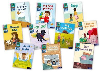 Read Write Inc. Phonics Book Bag Books: Pink Set 3 Book Bag Books (Mixed Pack of 10)(English, Paperback, Bradbury Adrian)
