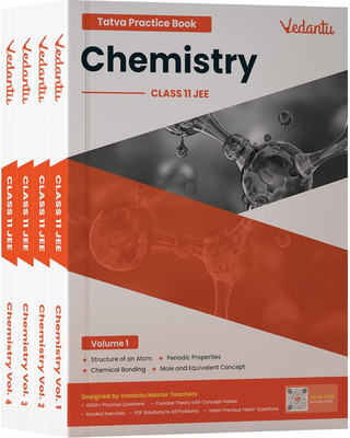 Vedantu JEE TATVA Class 11 Chemistry Book Set Of 4 | JEE 2026 Study Material | Interactive Learning with QR Code Videos & Solutions | Comprehensive Theory & Exercises for IIT JEE Main & Advanced Preparation(Paperback, Vedantu)