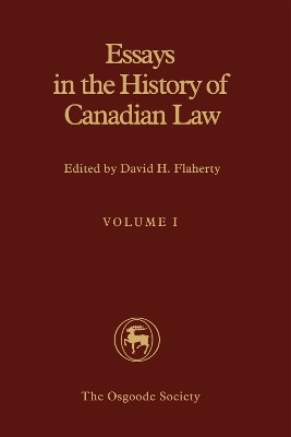 IEssays in the History of Canadian Law, Volume I(English, Electronic book text, unknown)
