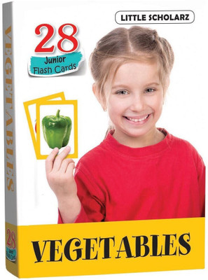 Flash Cards - VEGETABLES 2024 Edition(English, Cards, Little Scholarz Editorial)