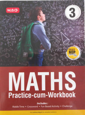 MTG Maths Practice-cum-Workbook Class 3 with NEP Guidelines - Fun Based Activity, Riddle Time, Crossword Included(Paperback, MTG Editorial Board)