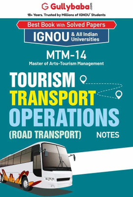 Gullybaba IGNOU MTM 4th Sem MTM-14 Tourism Transport Operations (Road Transport) in English - Latest Edition IGNOU Help Book with Solved Previous Year's Question Papers and Important Exam Notes(Paperback, Gullybaba.com Panel)