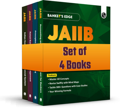 PW JAIIB BANKER'S EDGE - Set of 4 Books | Retail Banking and Wealth Management, Principles & Practices of Banking, Indian Economy and Indian Financial System, Accounting and Financial Management for Bankers for JAIIB Exam 2024(Paperback, PW) PW JAIIB BANKER'S EDGE - Set of 4 Books | Retail Banking and Wealth Management, Principles & Practices of Banking, Indian Economy and Indian Financial System, Accounting and Financial Management for Bankers for JAIIB Exam 2024(Paperback, PW)