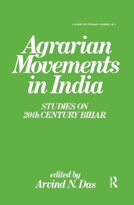 Agrarian Movements in India(English, Paperback, Das Arvind N.)