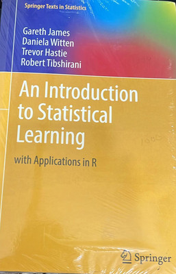 AN INTRODUCTION TO STATISTICAL LEARNING(Paperback, GARETH JAMES)