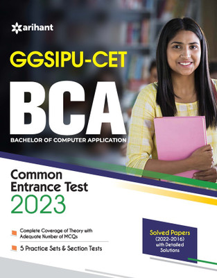 (Old Edition) Arihant GGSIPU CET BCA Common Entrance Exam Guide 2023(Paperback, Deepa Chaudhary, Amogh Goel, Ashwini Kumar Prasad)