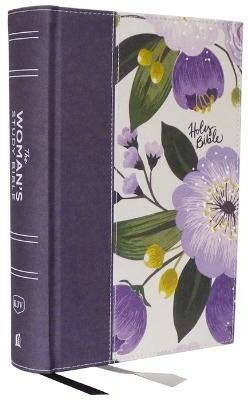 KJV, The Woman's Study Bible, Purple Floral Cloth over Board, Red Letter, Full-Color Edition, Comfort Print(English, Hardcover, unknown)
