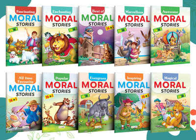 Lkg Class Picture Story Book : Story Books For Children, All In One essential Story Book, Gift Set For Kids Picture Library Set Of 10 Story Books(Paperback, GO WOO)