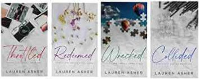 The Dirty Air Series 1-4 Books Collection Set By Lauren Asher (throttled, Collided, Wrecked & Redeemed)(Paperback, LAUREN ASHER)