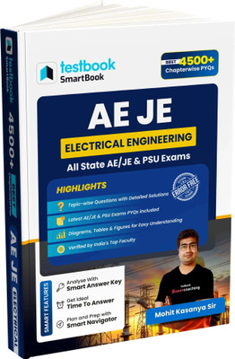 AE/JE Electrical Engineering SmartBook 4500+ Chapterwise PYQs | The Ultimate Guide for All State AE/JE & PSU Exams(English, Paperback, unknown)