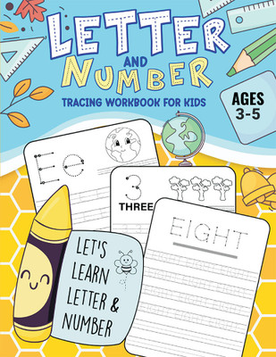 Letter and Number Tracing Workbook(English, Paperback, Sheba Blake)