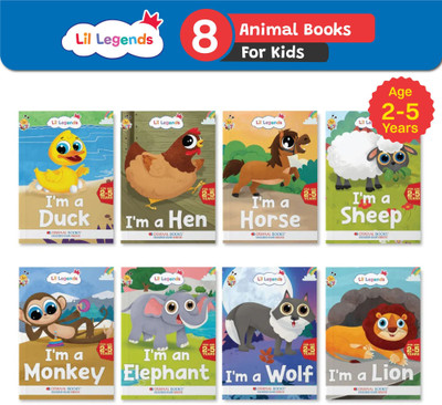 Oswaal Lil Legends Fascinating Farm & Wild Animal Books (Duck, Hen, Ho(English, Hardcover, unknown)